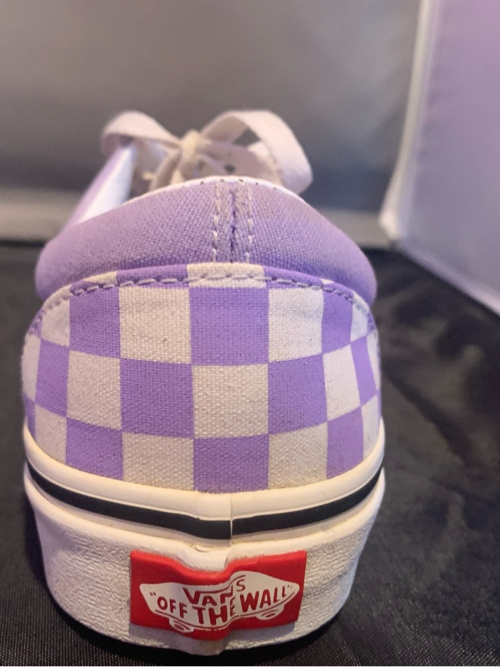 Vans Unisex Checkerboard ‘Violet Tulip’ Authentic Canvas Sneakers - Picture 11 of 14